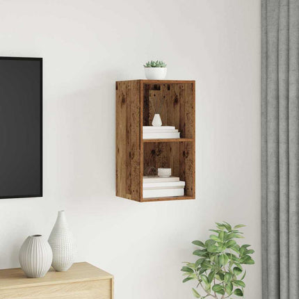 TV-bänkset Gammalt trä 37 x 37 x 72 cm Konstruerat trä