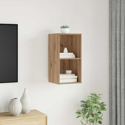 TV-bänkset Artisan Ek 37 x 37 x 72 cm Konstruerat trä