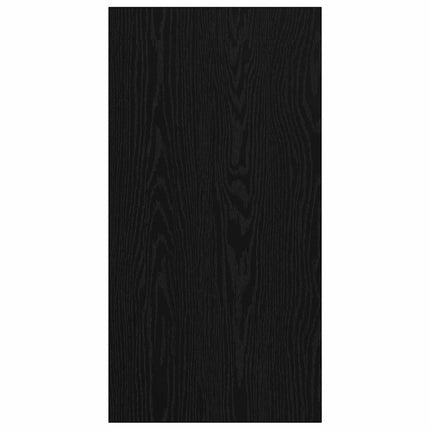 TV-bänkset Svart Ek 37 x 37 x 72 cm Konstruerat trä