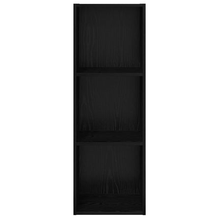 TV-bänkset Svart Ek 37 x 37 x 107 cm Konstruerat trä