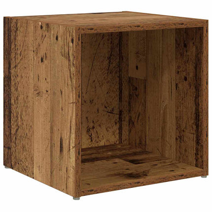 TV-bänkset 2 pcs Gammalt trä 37 x 35 x 37,5 cm Konstruerat trä