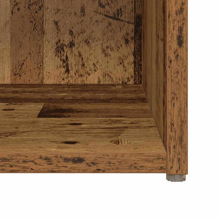TV-bänkset 4 pcs Gammalt trä 37 x 35 x 37,5 cm Konstruerat trä