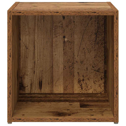 TV-bänkset 4 pcs Gammalt trä 37 x 35 x 37,5 cm Konstruerat trä