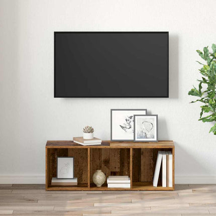 TV-bänkset Väggmonterad Brun 72 x 35 x 37 cm Konstruerat trä