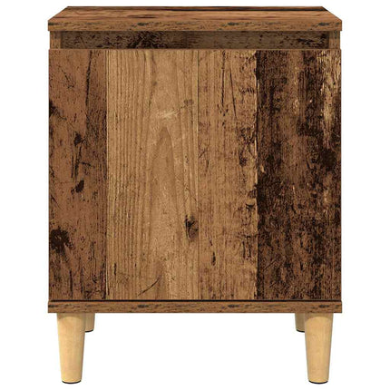 Nattduksbord Gammalt trä 40 x 30 x 50 cm Konstruerat trä
