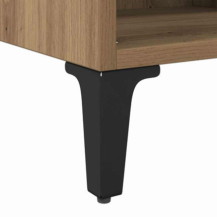 TV-bänkset Väggmonterad Brun 103,5 x 30 x 50 cm Konstruerat trä