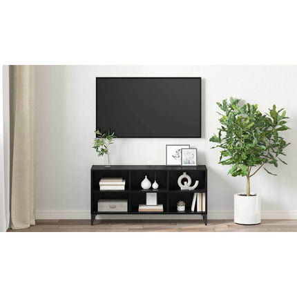 TV-bänkset Svart 103,5 x 30 x 50 cm Konstruerat trä