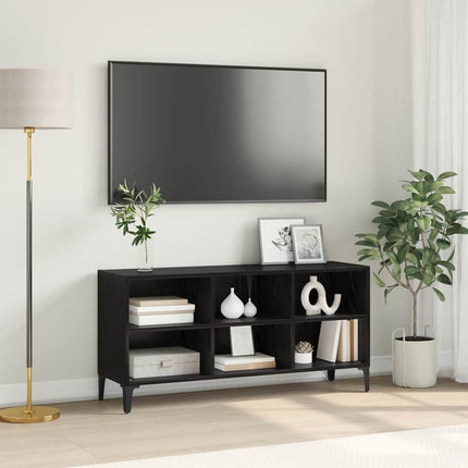 TV-bänkset Svart 103,5 x 30 x 50 cm Konstruerat trä