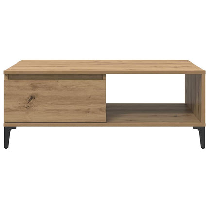 Kaffeebord artisan ek 90 x 60 x 35 cm Konstruerat trä