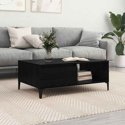 Kaffeebord Svart ek 90 x 60 x 35 cm Konstruerat trä