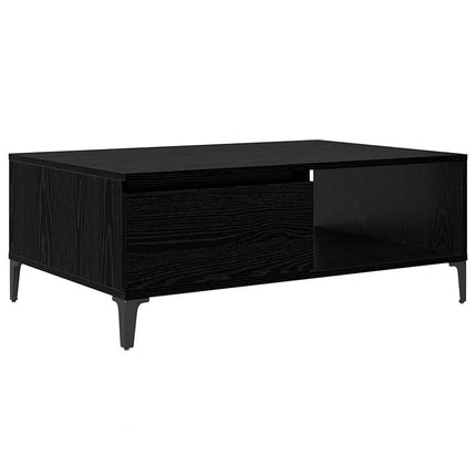 Kaffeebord Svart ek 90 x 60 x 35 cm Konstruerat trä