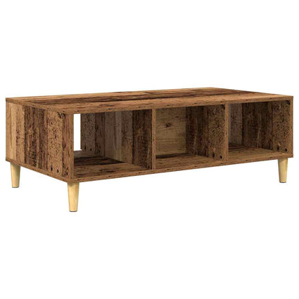 Kaffeebord Gammalt trä 102 x 55 x 35 cm Konstruerat trä