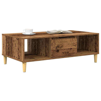 Kaffeebord Gammalt trä 102 x 55 x 35 cm Konstruerat trä