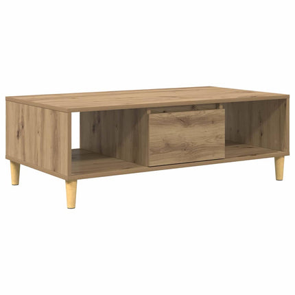 Kaffeebord Artisan Ek 102 x 55 x 35 cm Konstruerat trä