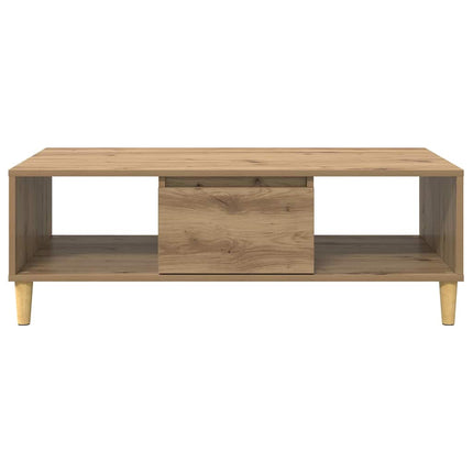 Kaffeebord Artisan Ek 102 x 55 x 35 cm Konstruerat trä