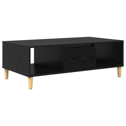 Kaffeebord Svart Ek 102 x 55 x 35 cm Konstruerat trä