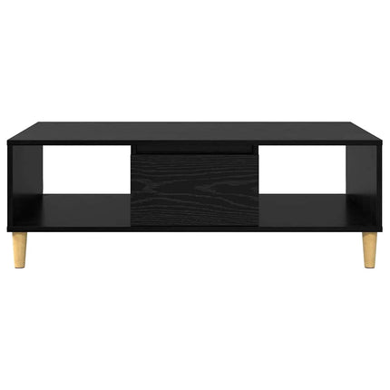 Kaffeebord Svart Ek 102 x 55 x 35 cm Konstruerat trä