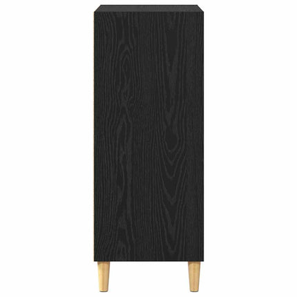 Sideboard Svart Ek 57 x 35 x 89.5 cm Konstruerat trä