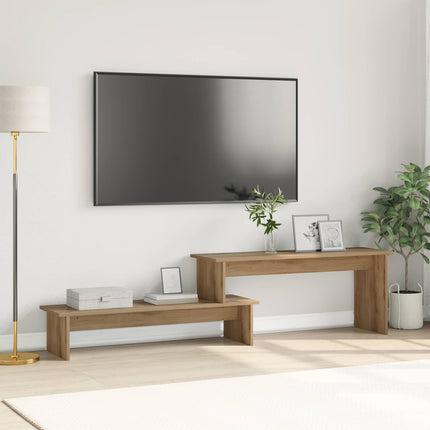 TV-bänkset 180,5 x 30 x 43 cm Artisan Ek Konstruerat trä