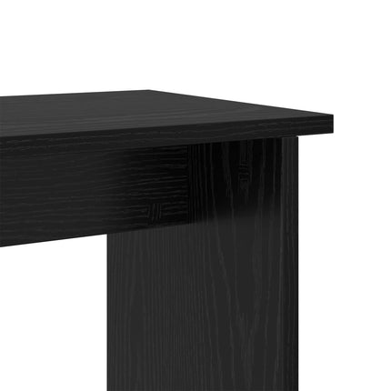 TV-bänkset 180,5 x 30 x 43 cm Svart Ek Konstruerat trä