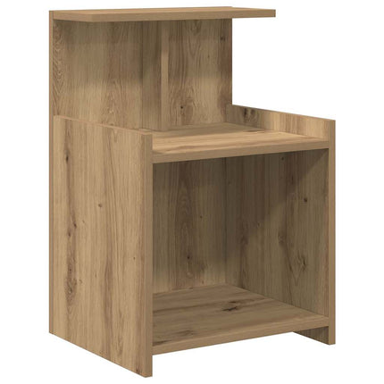 Nattduksbord 2 pcs Artisan Ek 40 x 35 x 60 cm Konstruerat trä