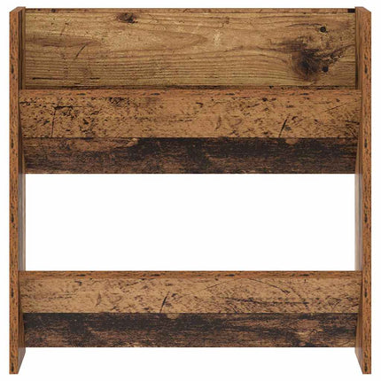 Skoskåp 60 x 18 x 60 cm Konstruerat trä Gammalt trä