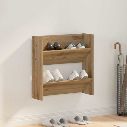 Skoskåp med hylla Artisan Ek 60 x 18 x 60 cm Konstruerat trä