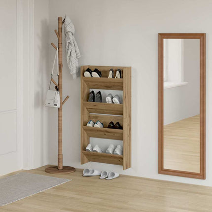Skoskåp 2 pcs Artisan Ek 60 x 18 x 60 cm Konstruerat trä