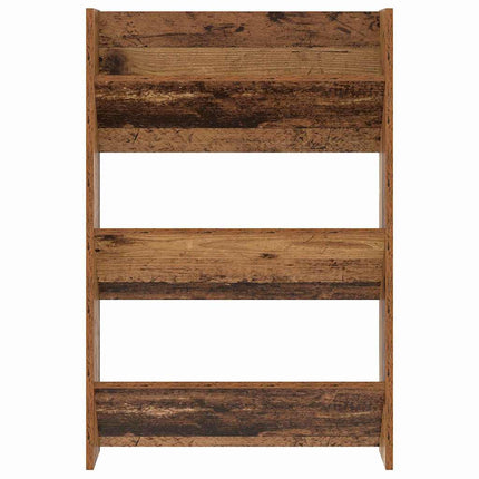 Skoskåp 2 st 60 x 18 x 90 cm Konstruerat trä Gammalt trä