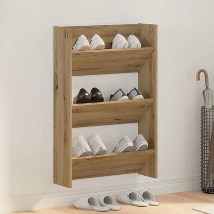 Skoskåp med hylla Artisan Ek 60 x 18 x 90 cm Konstruerat trä