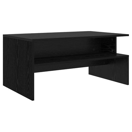 Kaffeebord Svart Ek 90 x 55 x 42,5 cm Konstruerat trä