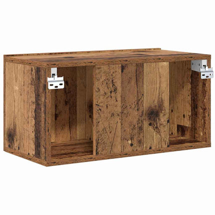 TV-bänkset 60 x 30 x 30 cm Brun Konstruerat trä