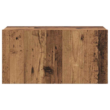 TV-bänkset Väggmonterad Brun 60 x 30 x 30 cm Konstruerat trä