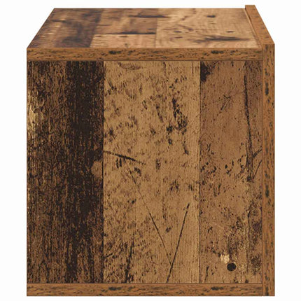 TV-bänkset Väggmonterad 2 pcs Flerfärgsdesign 60 x 30 x 30 cm