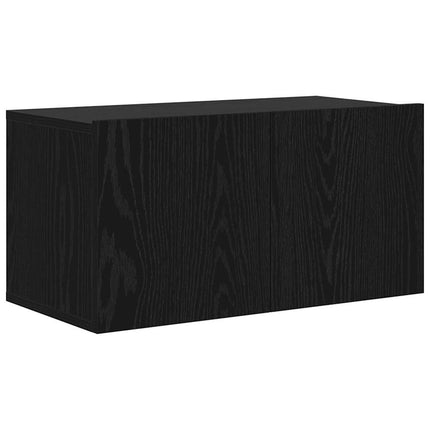 TV-bänkset 60 x 30 x 30 cm Svart Konstruerat trä