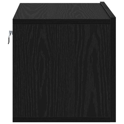 TV-bänkset 3 pcs Svart 60 x 30 x 30 cm Konstruerat trä