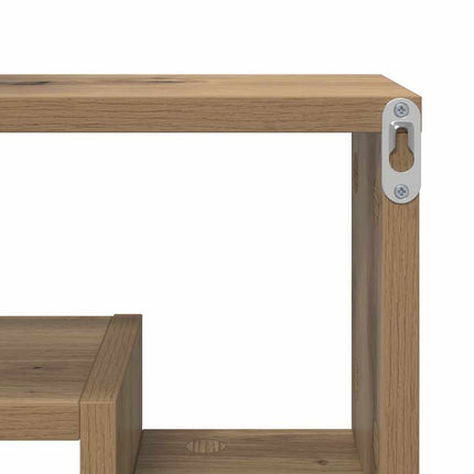 Vägg hylla med hylla artisan ek 82 x 15 x 51 cm Konstruerat trä