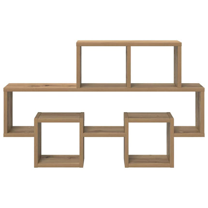 Vägg hylla med hylla artisan ek 82 x 15 x 51 cm Konstruerat trä