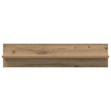 Vägg hylla 2 pcs Artisan Ek 80 x 11,5 x 18 cm Konstruerat trä