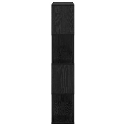 TV-bänkset Väggmonterad Svart 80 x 24 x 125 cm Konstruerat trä