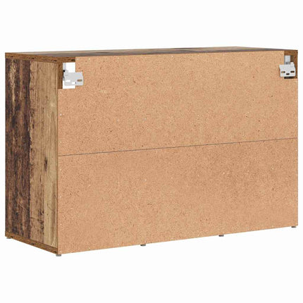 Skoskåp 77,5 x 30 x 51 cm Konstruerat trä Gammalt trä