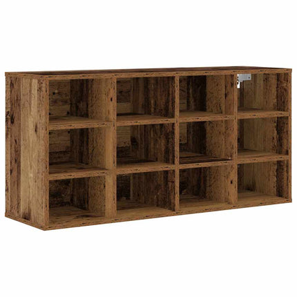 Skoskåp 103 x 30 x 51 cm Konstruerat trä Gammalt trä