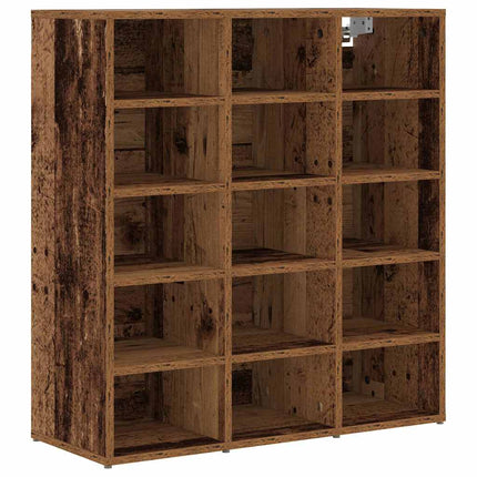Skoskåp 77,5 x 30 x 83,5 cm Konstruerat trä Gammalt trä