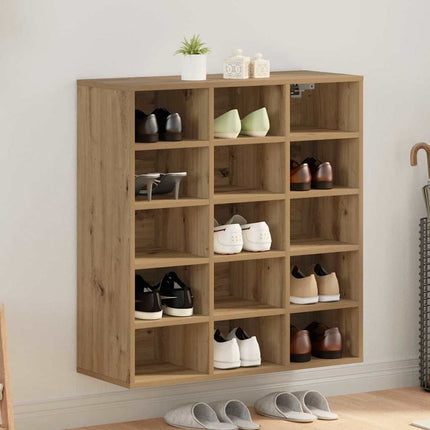 Skoskåp Artisan Ek 77,5 x 30 x 83,5 cm Konstruerat trä