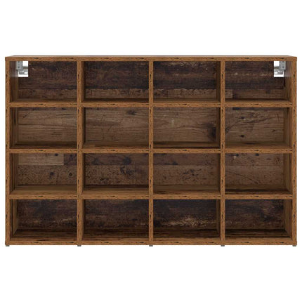 Skoskåp 103 x 30 x 67 cm Konstruerat trä Gammalt trä