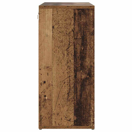 Skoskåp 103 x 30 x 67 cm Konstruerat trä Gammalt trä