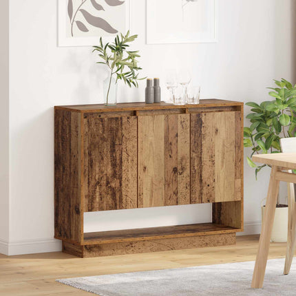 Sideboard Gammalt trä 97 x 29 x 75 cm Konstruerat trä