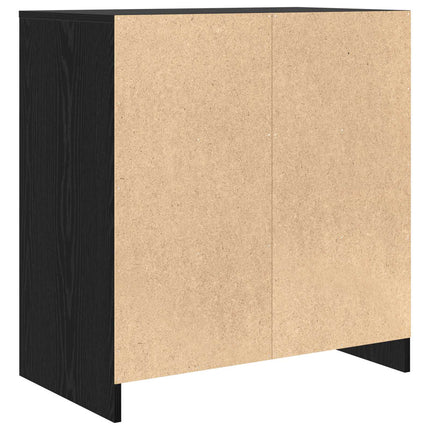 Sideboard Svart 70 x 41 x 75 cm Konstruerat trä