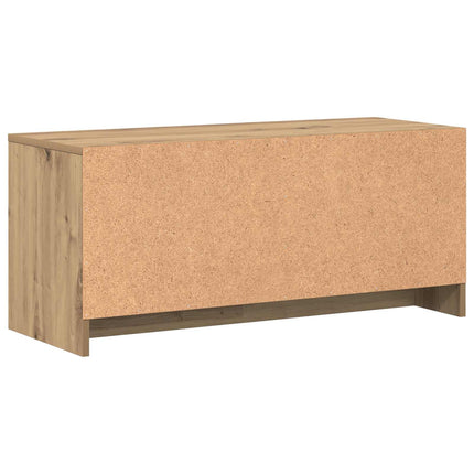 TV-bänkset Artisan Ek 90 x 35 x 40 cm Konstruerat trä