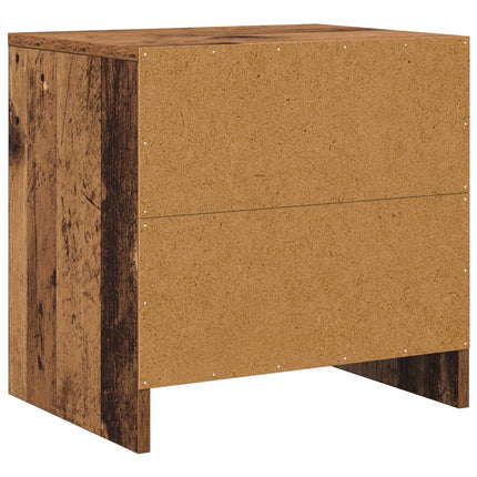 Nattduksbord Gammalt trä 45 x 34 x 44,5 cm Konstruerat trä